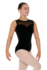 Capezio Mesh Sweetheart Neckline Leotard