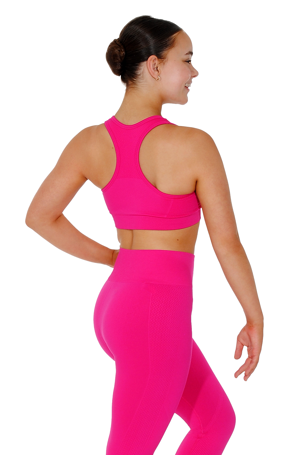 TriDri® Seamless Hot Pink Multi-Sport Sculpt Bra Top