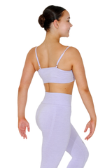 Recycled Seamless Multi-Sport Flex Bra Top in 4 Pastel Shades or Black