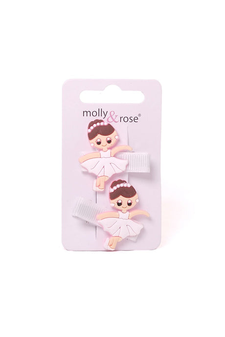 Molly & Rose Ballerina Hair Clips - Pack of 2