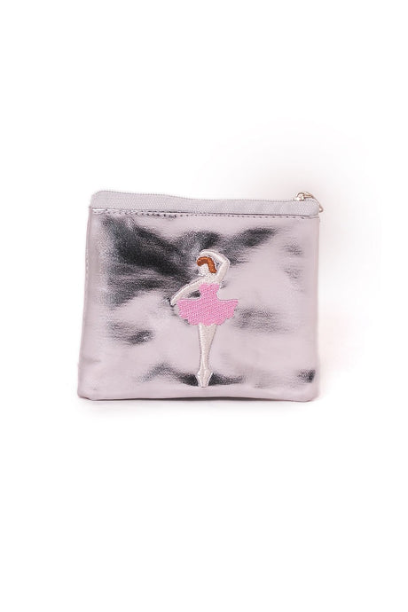 Molly & Rose Ballerina Motif Zipped Purse