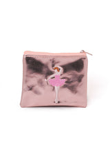 Molly & Rose Ballerina Motif Zipped Purse