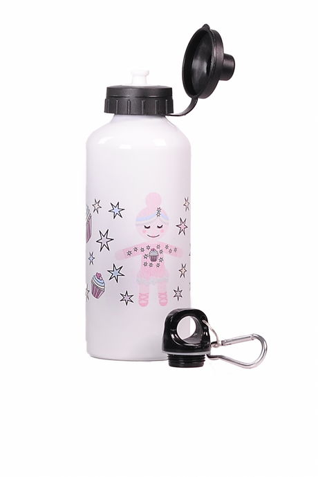 El Petit Ballet Water Bottle With Candy Girl and Cupcake