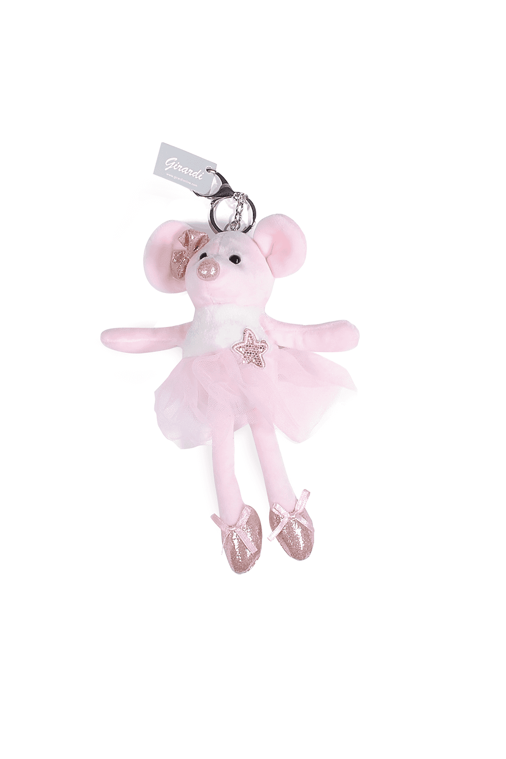 Girardi Soft Toy Mouse Ballerina Keyring