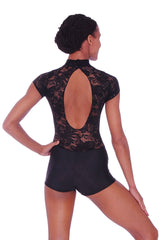 Dansez Lace Turtle Neck Leotard