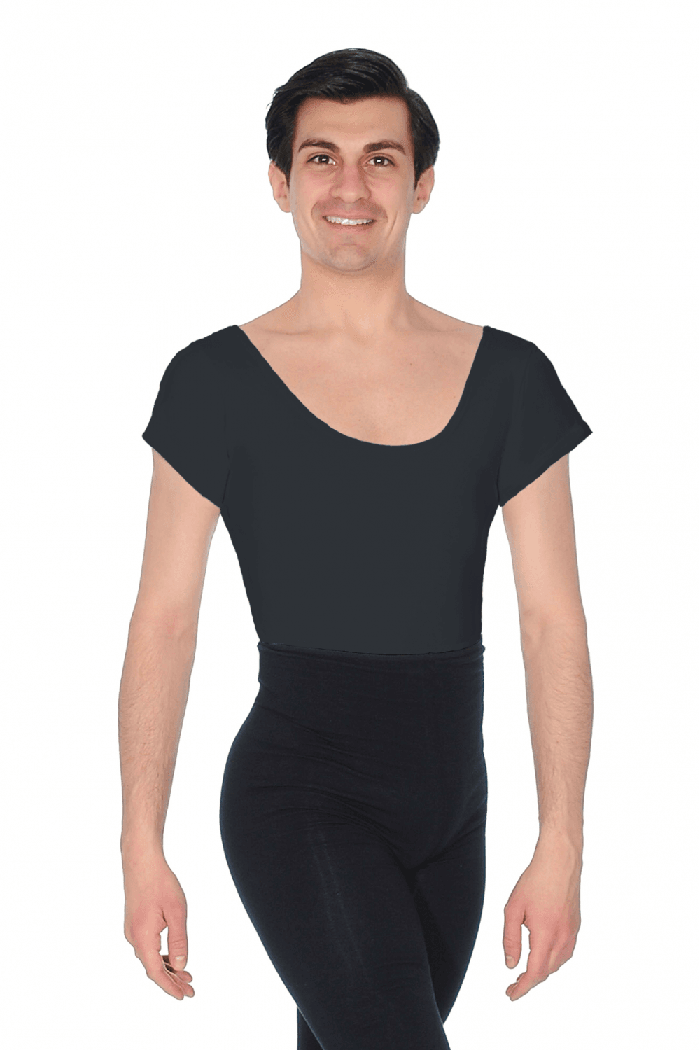 Dansez Men's T-Shirt Sleeve Dance Leotard