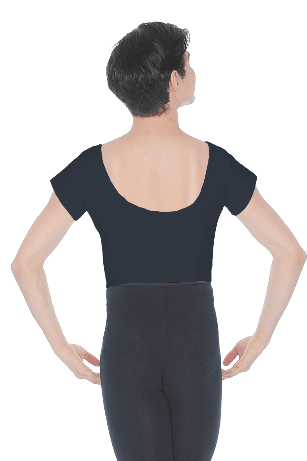 Dansez Men's T-Shirt Sleeve Dance Leotard