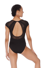 Mirella Mosaic Mesh Panel Leotard