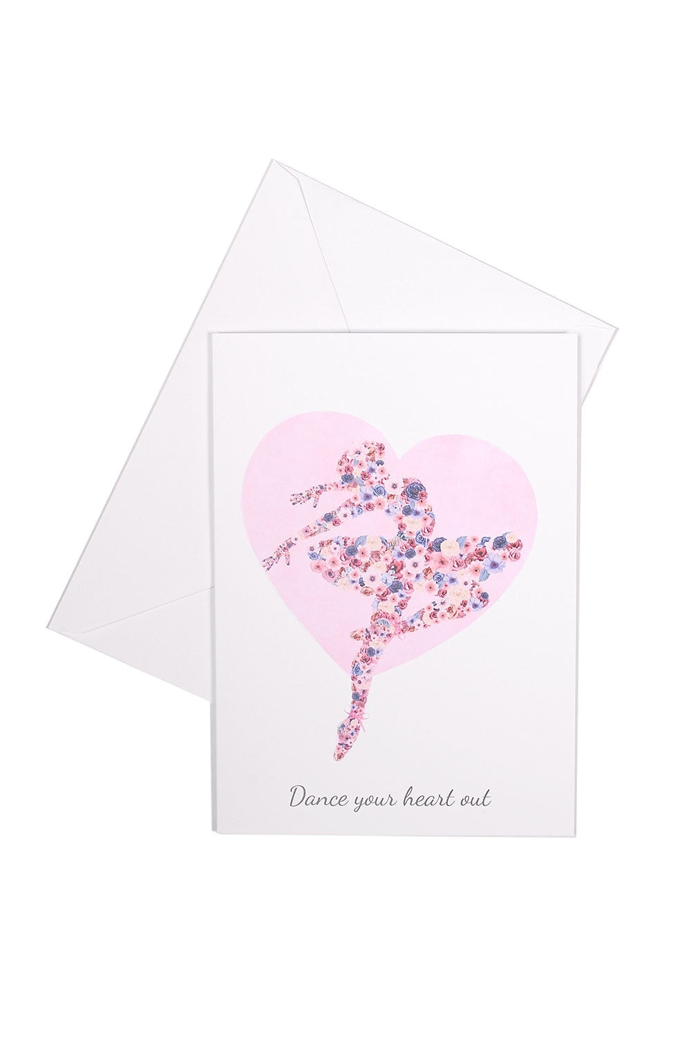 My Purple Rose Illustrated Ballerina Greetings Card