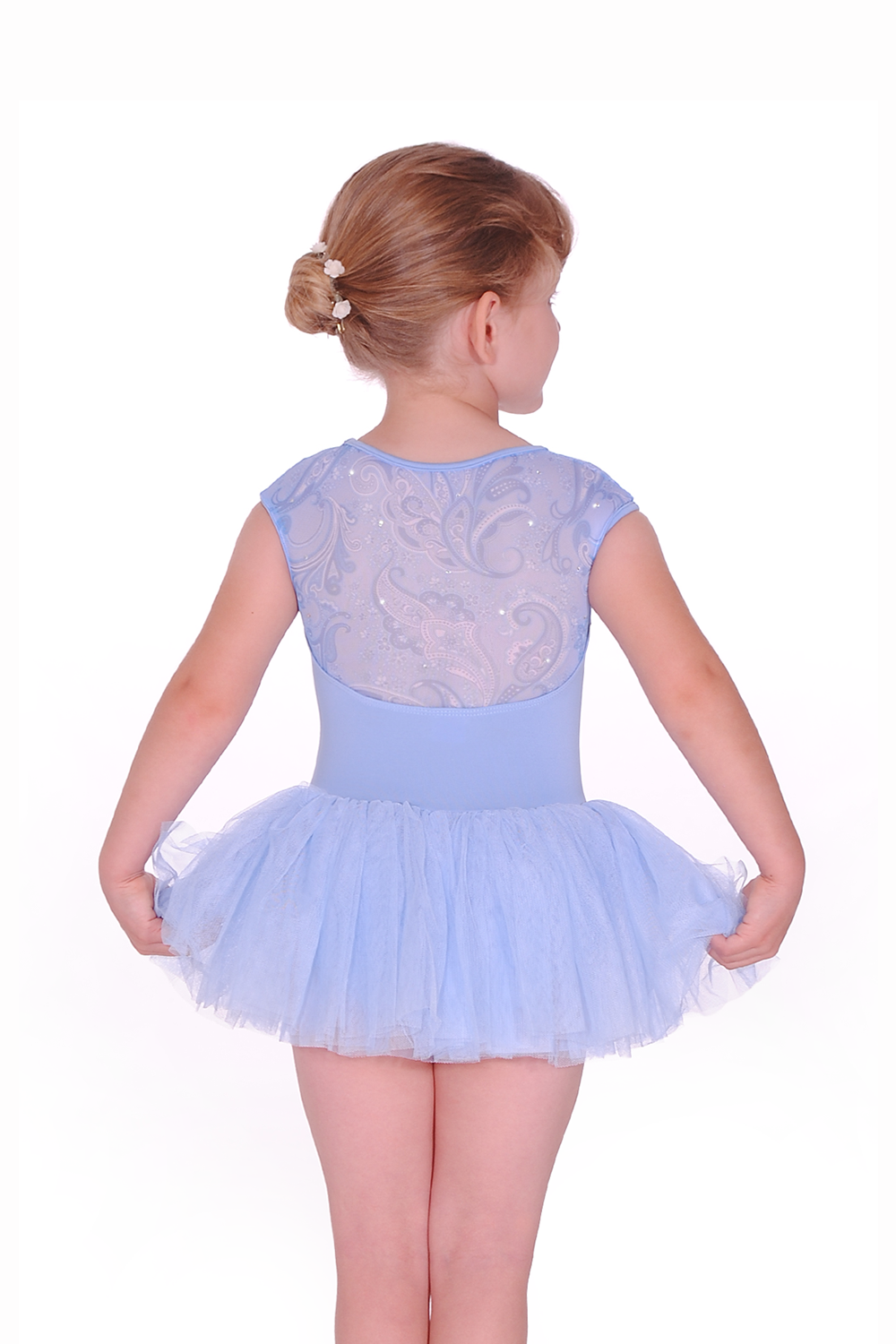 Mirella Paisley Sleeveless Children's Tutu Dress