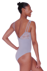 So Danca Paris Sleeveless Lace Leotard in Grey