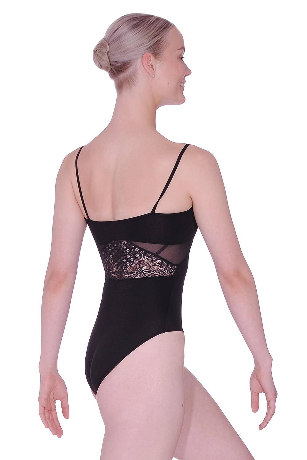 So Danca RDE2522 Aylse Strappy Black Lace & Mesh Leotard