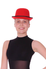 Red Bowler Hat