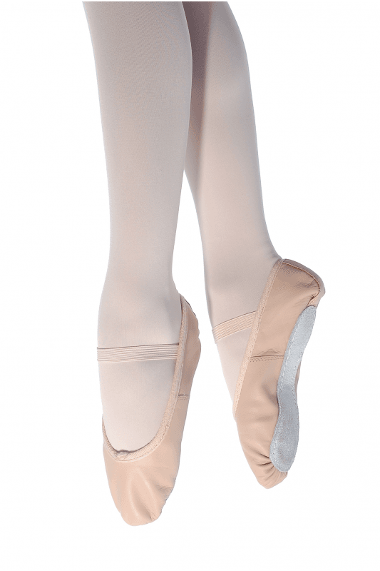 Ophelia Full Sole Leather Ballet Shoes (Pale Pink)