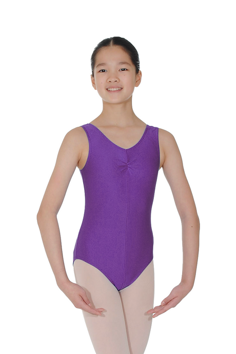 Roch Valley Sheree Children's Ruched Nylon/Lycra Sleeveless Leotard