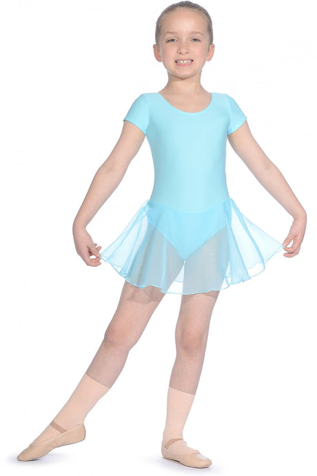 Roch Valley Short Sleeve Matte Lycra Leotard with Skirt