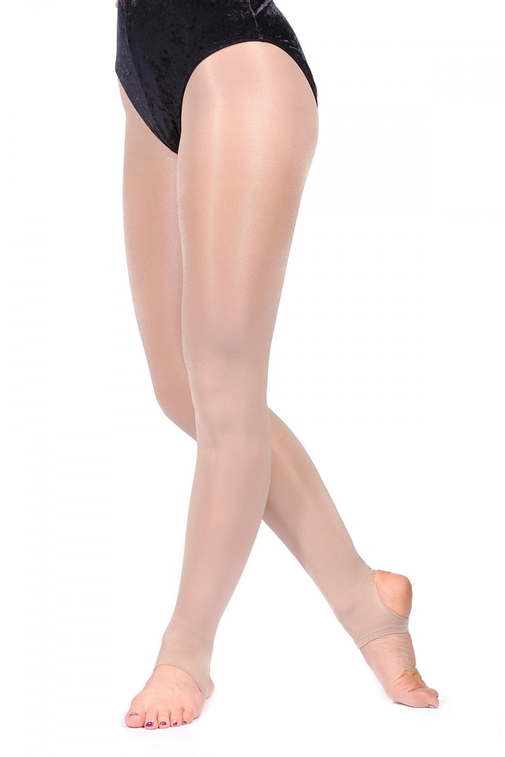 Silky Stirrup Shimmer Tights