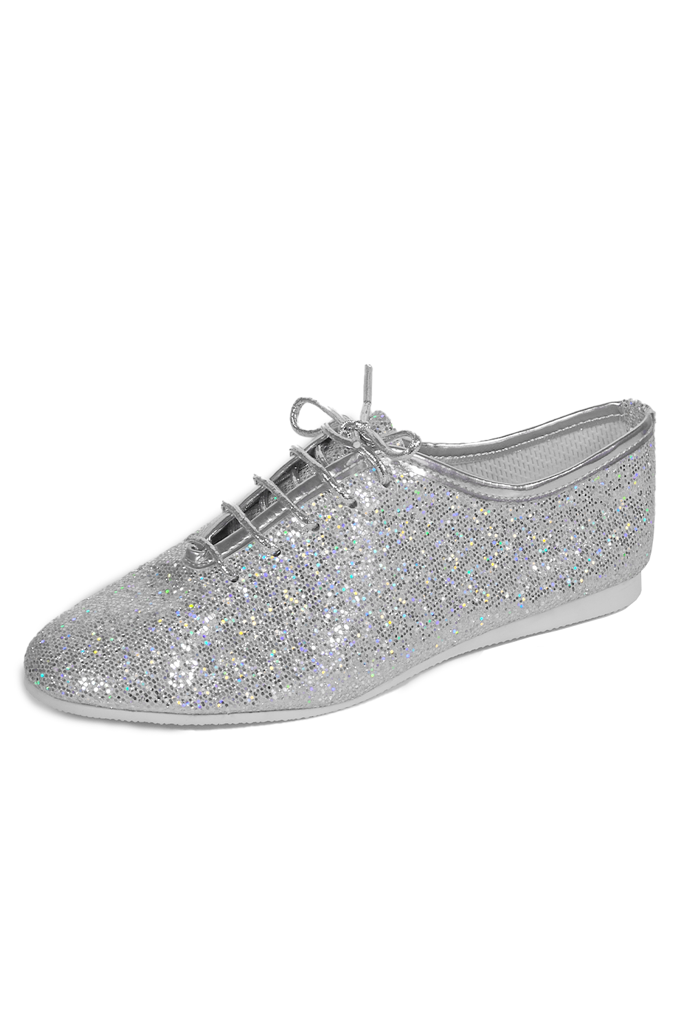 Roch Valley Silver Hologram Jazz Shoes