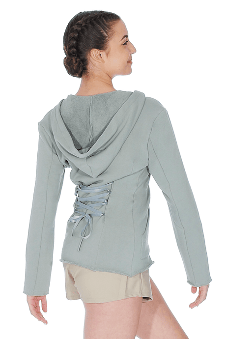 SMK Organic Cotton Lace Back Hoodie