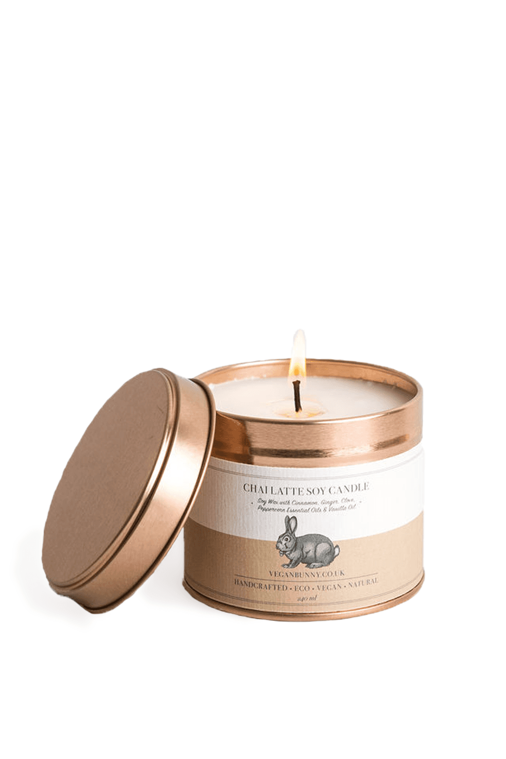 Vegan Bunny Chai Latte Classic Soy Candle