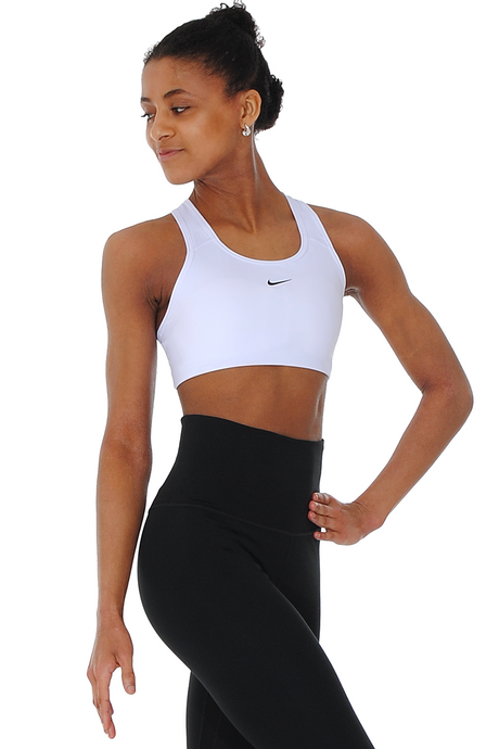 Nike Women's Dri-FIT Swoosh one-piece bra top